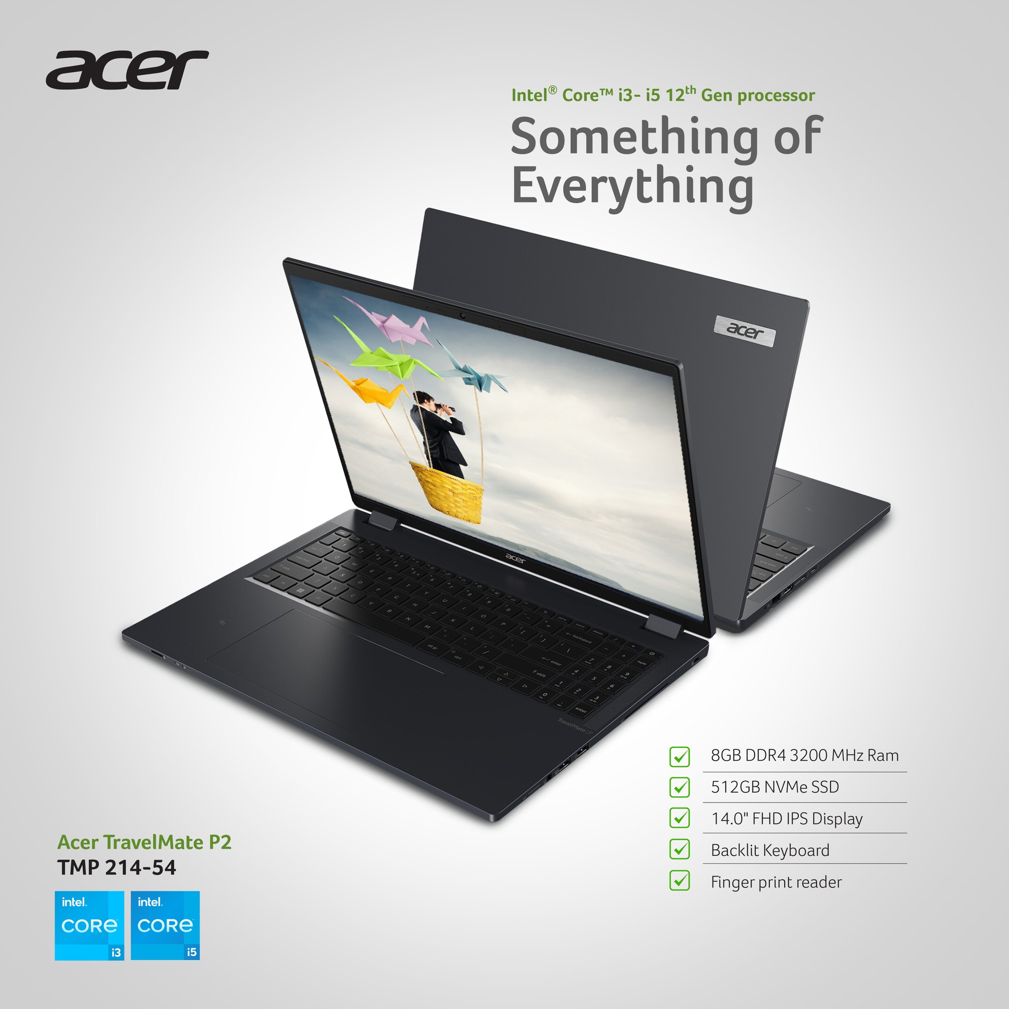 Acer TravelMate TMP214-54 is designed to make your life easier. It’s fast, secure, and packed with features to help you get things done, whether you’re working, studying, or just relaxing at home.